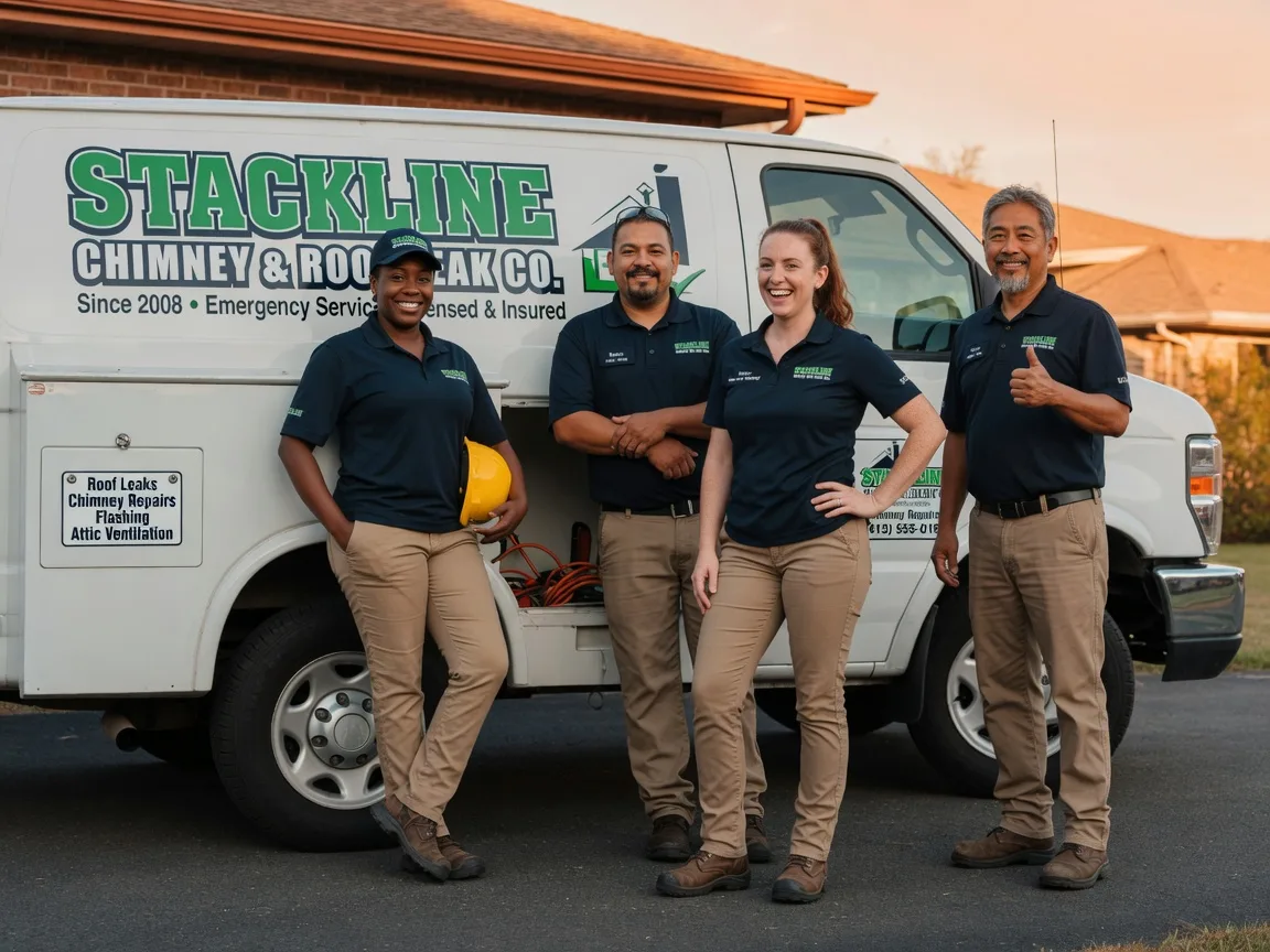 Chimney flashing repair company in Merkel, TX